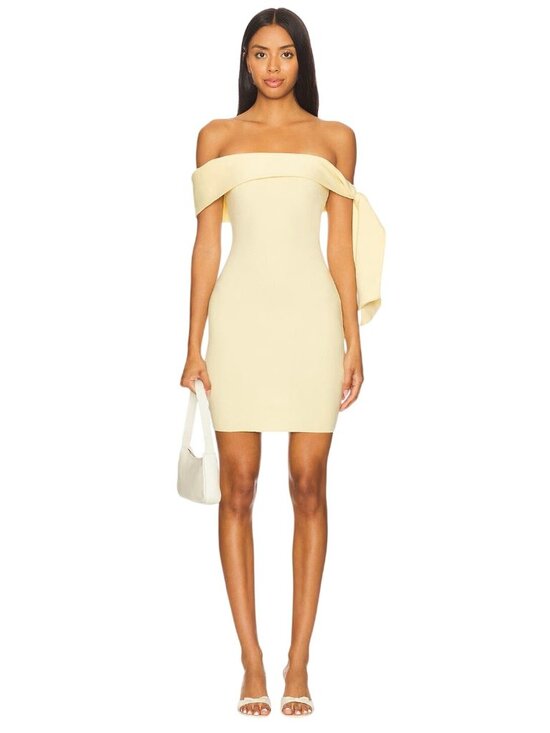 Sndys Dresses & Skirts - SNDYS Jaymes Mini Dress in Panna Cotta Medium New Womens Knit